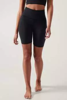 7-Дюймовые шорты Elation с очень высокой талией Athleta, черный