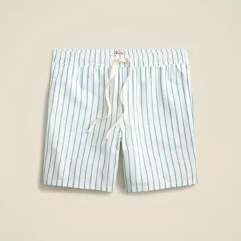 7-Дюймовые шорты из разношенной ткани Оксфорд J.Crew, белый