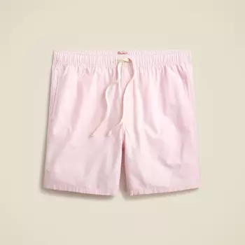 7-Дюймовые шорты из разношенной ткани Оксфорд J.Crew, розовый