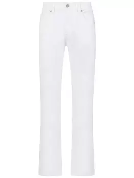 7 For All Mankind Белые джинсы из денима, белый