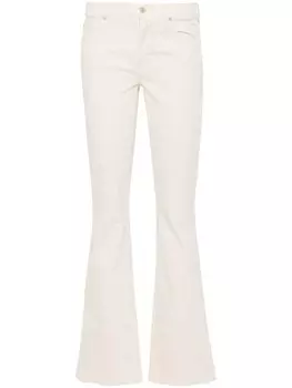7 For All Mankind брюки bootcut, нейтральный цвет