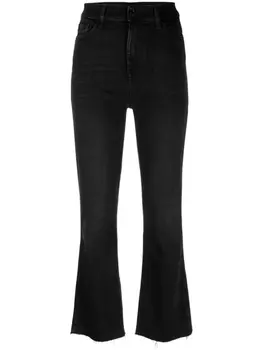 7 For All Mankind брюки bootcut Slim Kick, черный
