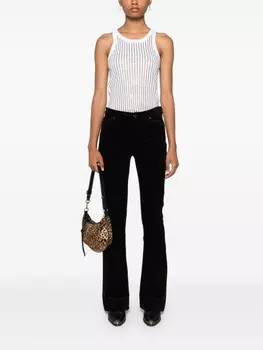 7 For All Mankind брюки HW Ali, черный