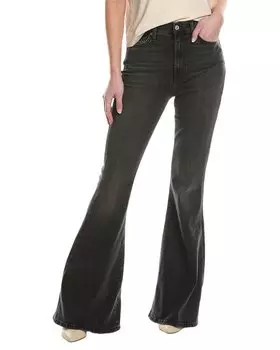 7 For All Mankind Черные джинсы Megaflare