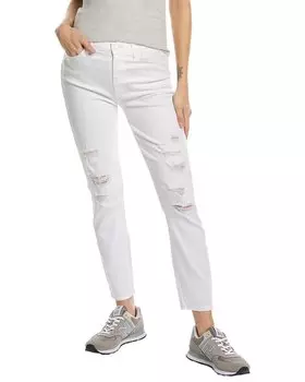 7 For All Mankind Чистые белые джинсы скинни с высокой талией и щиколоткой