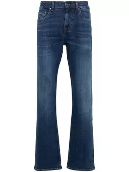 7 For All Mankind джинсы Brett прямого кроя, синий