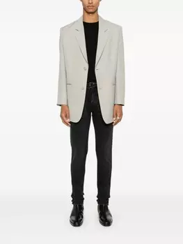 7 For All Mankind джинсы с нашивкой-логотипом, черный