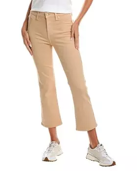 7 For All Mankind Джинсы с высокой талией, покрытые шоколадом, коричневый