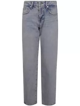 7 For All Mankind джинсы с завышенной талией, синий