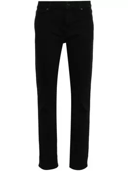 7 For All Mankind джинсы скинни свободного кроя, черный