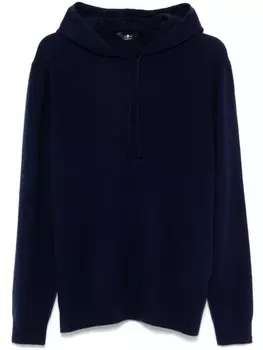 7 For All Mankind кашемировая толстовка с капюшоном, синий