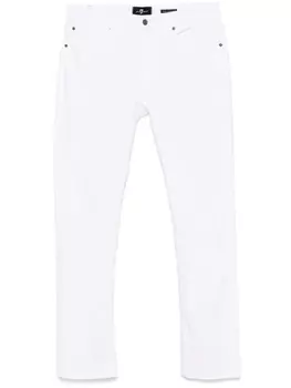 7 For All Mankind Прямые джинсы, белый
