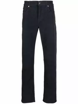 7 For All Mankind прямые джинсы средней посадки, синий