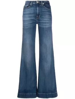 7 For All Mankind расклешенные джинсы, синий