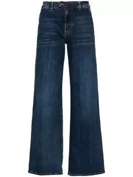 7 For All Mankind широкие джинсы Lotta, сшитые по индивидуальному заказу, синий