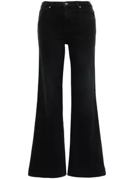 7 For All Mankind современные расклешенные джинсы Dojo с высокой посадкой, синий