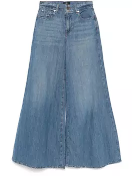 7 For All Mankind Уиллоу Широкие джинсы, синий
