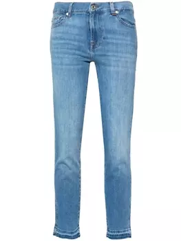 7 For All Mankind узкие джинсы Roxanne Ankle, синий