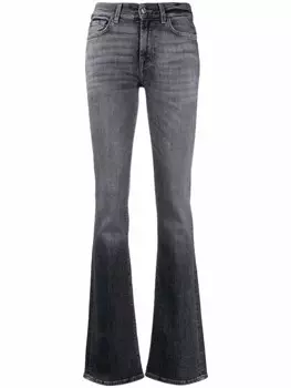 7 For All Mankind узкие джинсы, серый