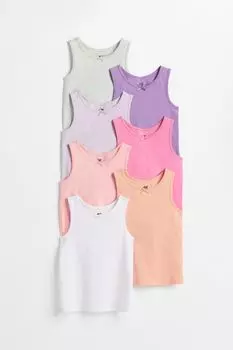 7 пар хлопковых футболок H&amp;M
