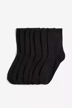7-Упаковка носков H&M, черный