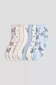 7-Упаковка носков H&M, мультиколор