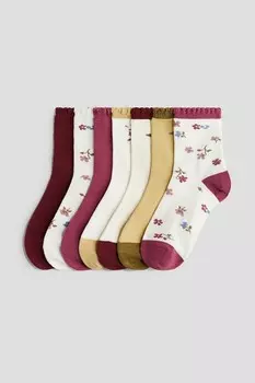 7-Упаковка носков H&M, мультиколор