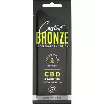 7suns, Constant Bronze CBD и ускоритель морковного масла, лосьон, 20 мл