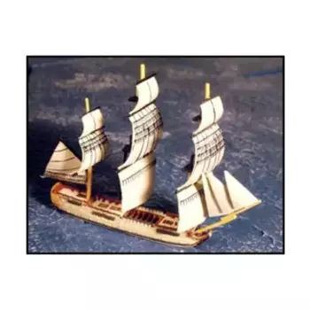 80-пушечный корабль — Bucentaure, Micronauts - Napoleonic Era Sailing Ships - Full Sail Sets (1:1200)