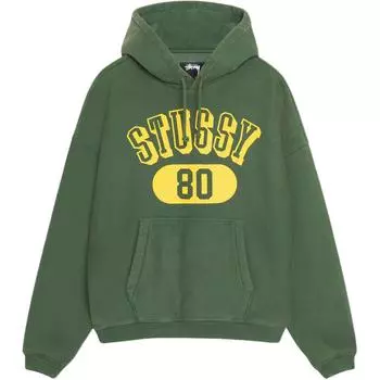 80 Свободная толстовка с капюшоном Stussy, фиолетовый