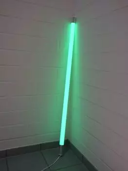 8170 LED VISION стержень 24Вт 153см черный колпачок IP20 пластиковая трубка зеленая Xenon