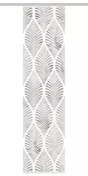 84112 | Раздвижная штора VIDARO из переработанного полиэстера 245х60 см. HOME in green, серый