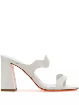 85-мм мюли Adriatica Santoni, белый