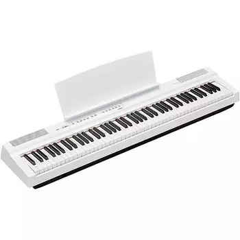 88-клавишное взвешенное цифровое пианино Yamaha P-125, белое