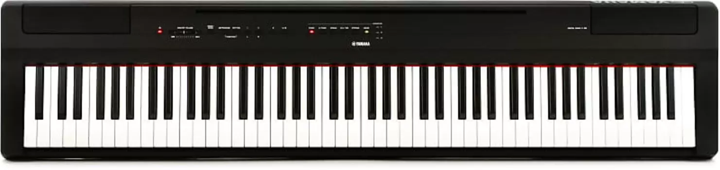 88-клавишное взвешенное цифровое пианино Yamaha P-125 — черное P-125 88-key Weighted Action Digital Piano