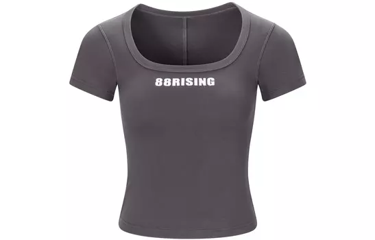 88rising Женская футболка, Коричневый