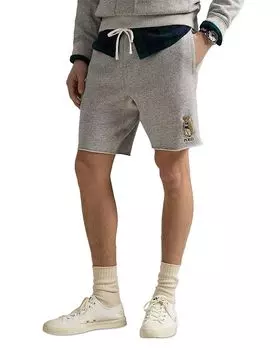8,5" шорты из флиса с медведем Polo Polo Ralph Lauren, серый