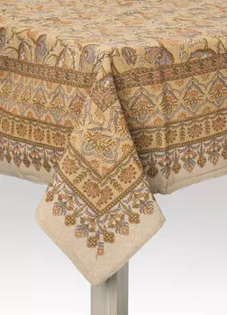 8-Местная скатерть из чистого хлопка Croff, бежевый