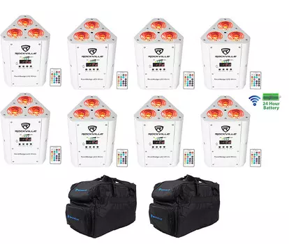 Светодиод Rockville RockWedge LED White RGBWA + UV