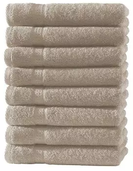 8 шт Frottier Набор полотенец Hometex Premium Textiles, 30x1x50 см, бежевый