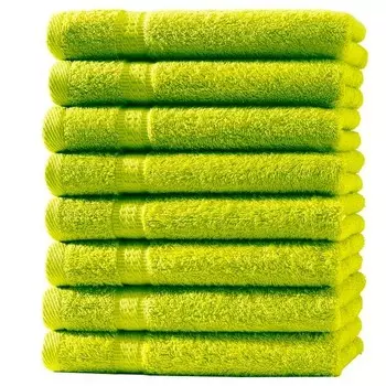 8 шт Frottier Набор полотенец Hometex Premium Textiles, 30x1x50 см, зеленый