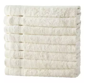 8 шт Набор полотенец Hometex Premium Textiles aus Bambus, 30x1x50 см, натуральный