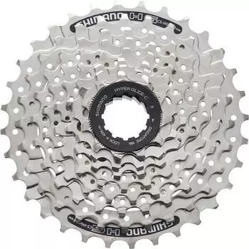 8 - скоростная кассета Shimano CS - HG41, серебряный