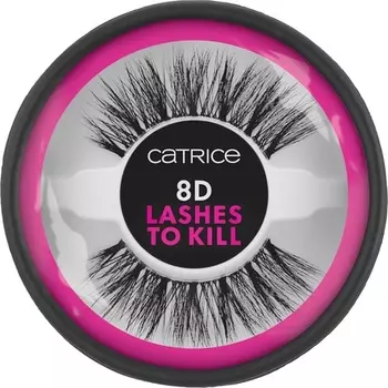 8D Lashes To Kill Искусственные ресницы № 010 Черные Долговечные Catrice
