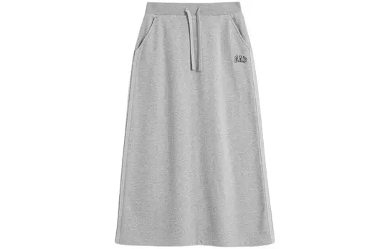 8ON8 Cobranded Model Повседневная длинная юбка женская серая Gap