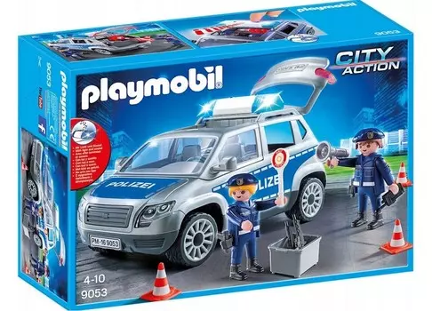 9053 Playmobil Полицейская Машина Полицейская Машина Свет Звук