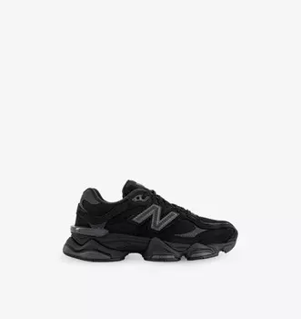9060 Кроссовки из замши с низким верхом и вставками New Balance, черный