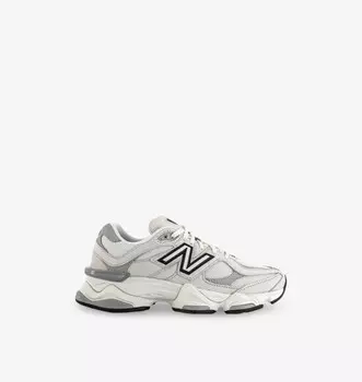 9060 Кроссовки из замши с низким верхом и вставками New Balance, белый