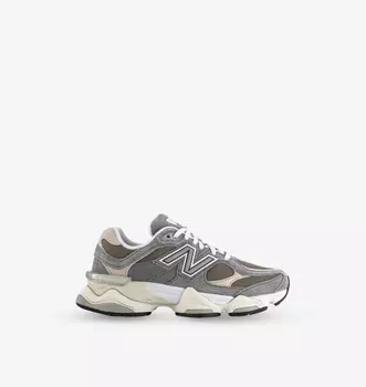 9060 Кроссовки из замши с низким верхом и вставками New Balance, белый