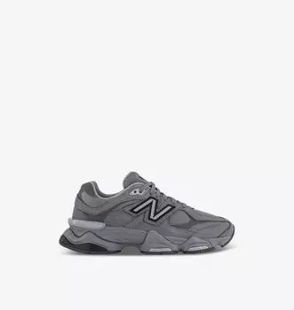9060 низкие кроссовки из замши и сетки New Balance, серый